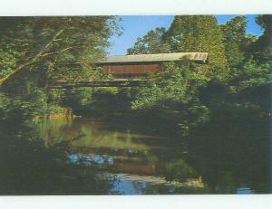 Unused Pre-1980 BRIDGE SCENE Talladega Alabama AL HQ8892