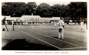 Tavistock Tennis Ground Devon Real Photo River WW1 Old Postcard