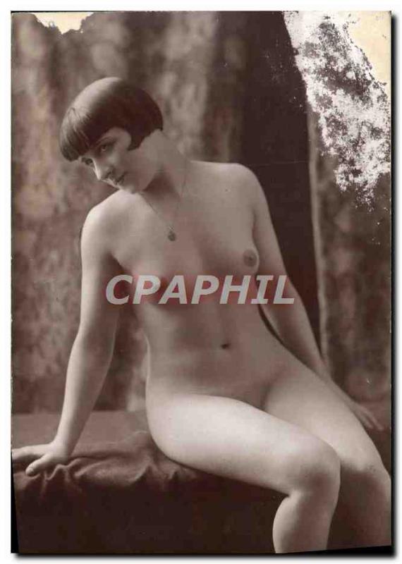 Postcard Old Woman Nude Erotic