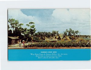 Postcard Way Down upon the Suwannee River Diorama White Springs Florida USA