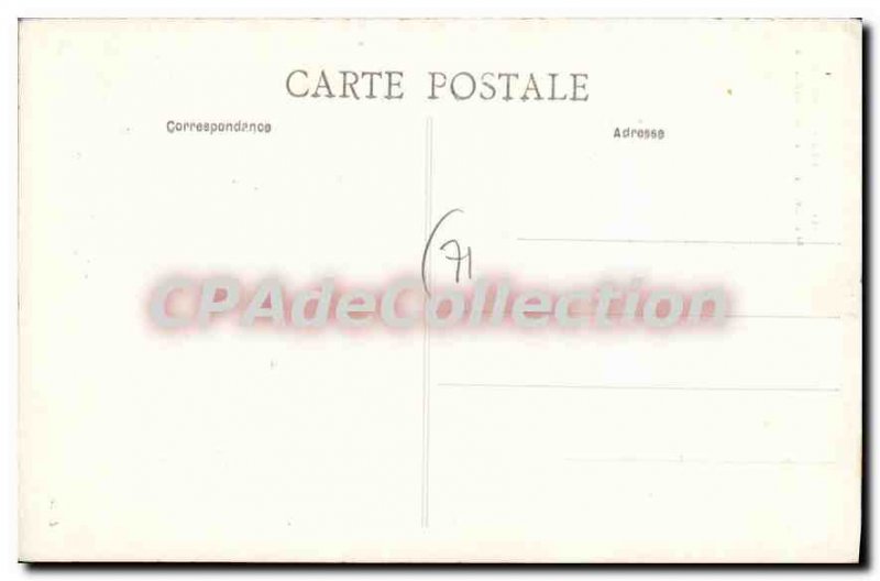 Old Postcard Paray Monial Monument Affairs