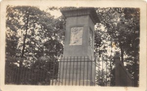 D90/ Frankfort Kentucky Ky Real Photo RPPC Postcard c1910 Daniel Boone Grave