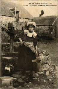 CPA Concarneau - Fille de Ferme - Type (1033736)