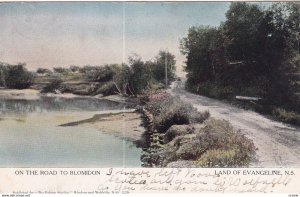 LAND OF EVANGELINE, Nova Scotia, Canada, PU-1906; On The Road To Blomidon