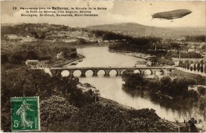 CPA SEVRES SAINT-CLOUD - SURESNES - Mont-Valerien - Zeppelin (1322653)