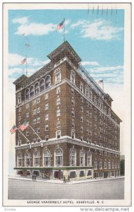 ASHEVILLE, North Carolina; George Vandervilt Hotel, PU-1937