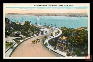 Riverside Drive and Hudson River, NYC  