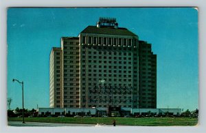 Houston TX- Texas, Shamrock-Hilton Hotel, Chrome c1959 Postcard
