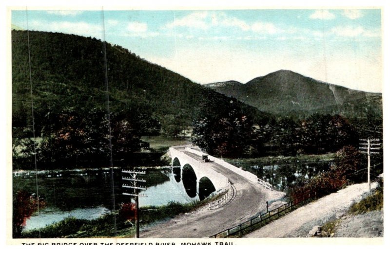 Massachusetts , Mohawk Trail ,Bridge Over Deerfield River