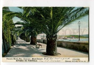 400031 PORTUGAL Riviera Passeio Maria Pia Cascaes Mont Estoril 1907 y photo RPPC