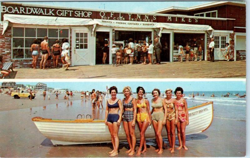 SEA ISLE CITY, New Jersey  NJ    Promenade Beach  BATHING BEAUTIES  Postcard*