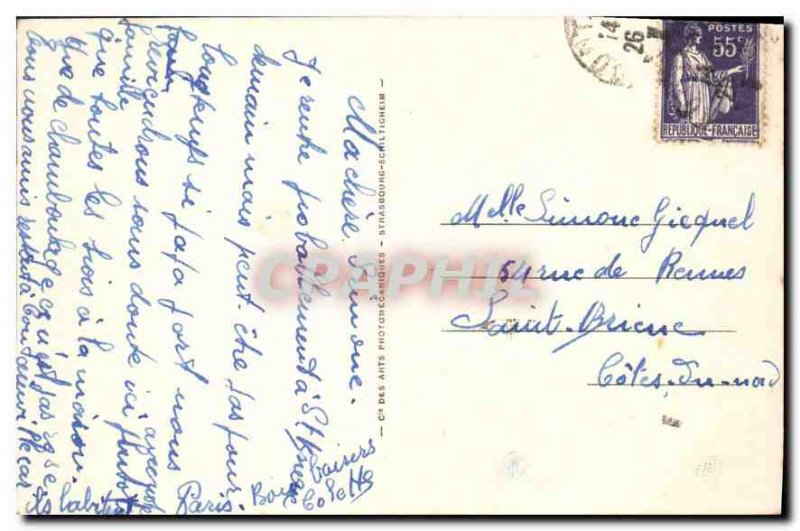 Old Postcard Coutances General view