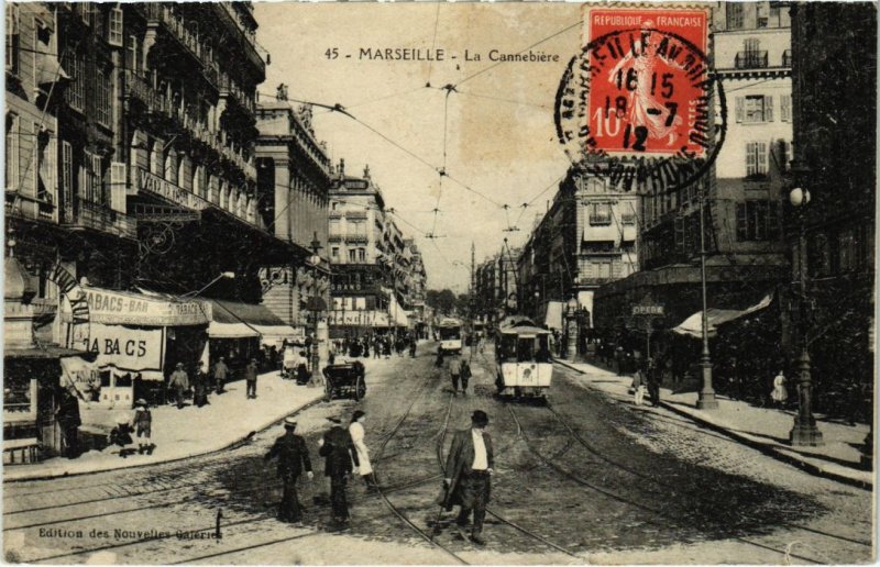 CPA MARSEILLE La Cannebiere (66674)