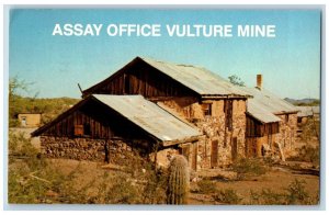 Phoenix Arizona AZ Postcard Assay Office Vulture Mine House Building 1981 Posted