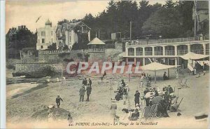 Old Postcard Pornic (Loire Inf) of the PLage Noveillard