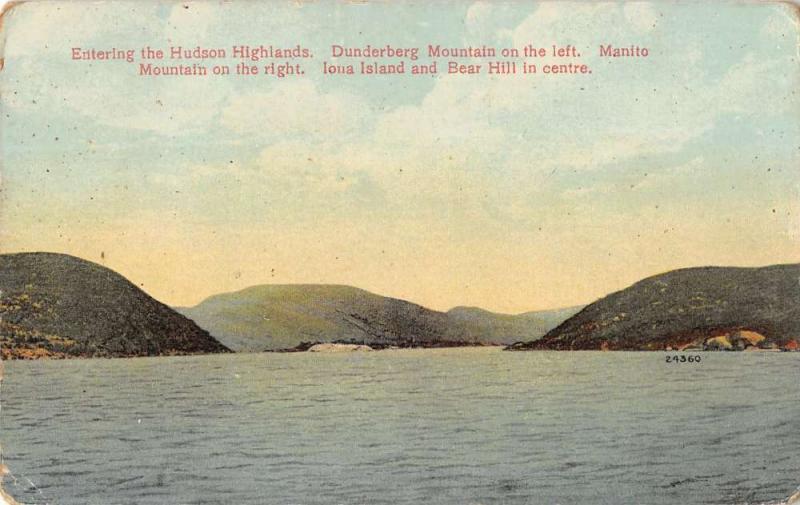 Hudson Highlands New York Dunderberg and Manito Mtns Iona Island pc Z16632