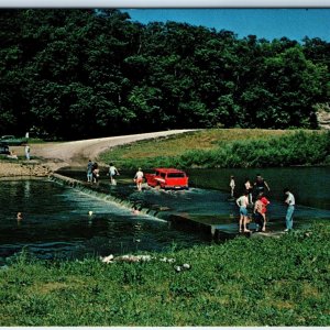 c1960s Winterset, Madison Co IA Pammel State Park Ford Station Wagon Squire A177