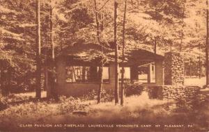 Mt Pleasant Pennsylvania Laurelville Mennonite Camp Antique Postcard K71654