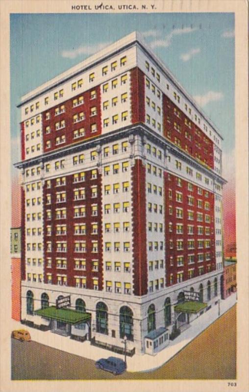 New York Utica Hotel Utica 1951