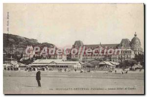 Old Postcard Houlgate Calvados Beuzeval grand hotel and casino