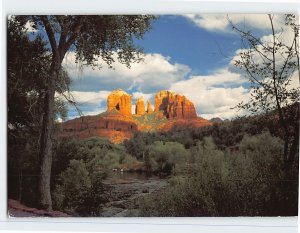 Postcard Cathedral Rock At Red Rock Crossing, Arizona