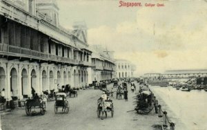 PC CPA SINGAPORE, COLLER QUAI, Vintage Postcard (b3014)