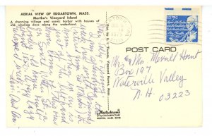 MA - Edgartown, Martha's Vineyard. Aerial View