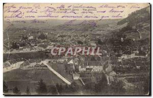 Old Postcard General view Poligny