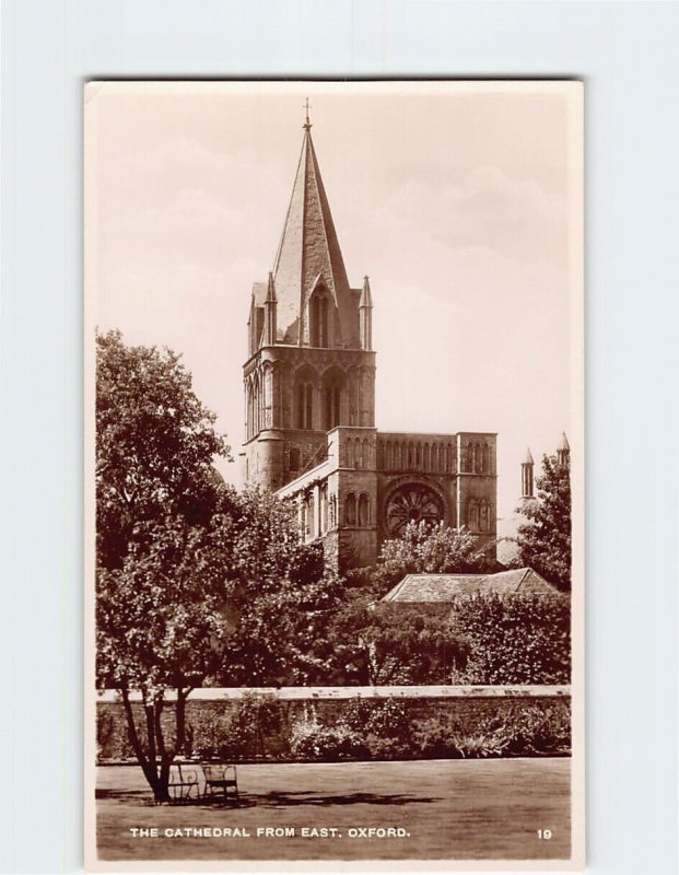 Postcard The Cathedral From East Oxford England