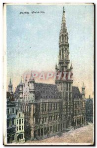 Old Postcard Brussels City Hotel