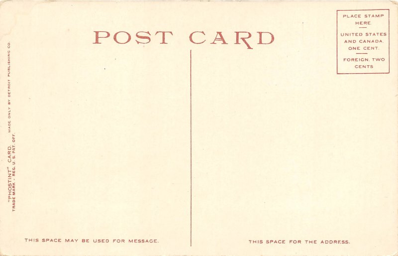 Santa Barbara Mission California c1915 Postcard General View by Detroit Pub