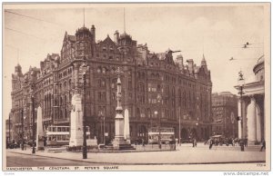 MANCHESTER, Lancashire, England, United Kingdom; The Cenotaph, St. Peter's Sq...