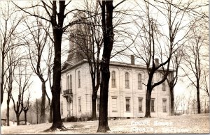 Real Photo Postcard Court House in Shoals, Indiana