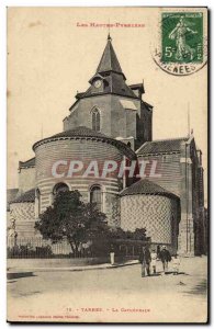 Tarbes Old Postcard The cathedral