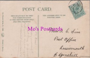 Genealogy Postcard - Sim, Post Office, Lossiemouth, Elginshire, Scotland GL2290