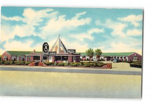 West El Reno Oklahoma OK Vintage Postcard Motel Conway Indian Curio Shop