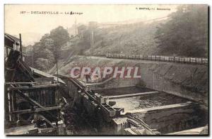 Postcard Old Mine Mines Decazeville TOP washing