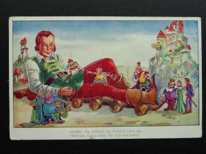 Walt Disney GULLIVER'S TRAVELS Gabby As proud as proud can be c1939 Postcard