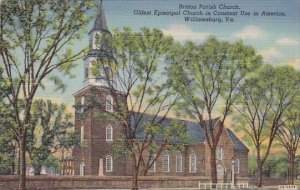 Bruton Parish Church Oldest Episcopal Church In Constant Use In America Willi...