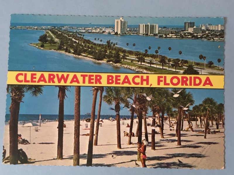 Vintage postcard Clearwater Beach, Clearwater, Florida (FL-10)