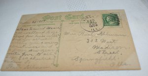 Ring Out the Old Christmas Xmas Bells Postcard