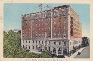 Canada New Brunswick St John Admiral Beatty Hotel 1938