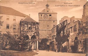 Schloss, Ludwigsbau u Ruprechtsbau Heidelberg Germany Unused 