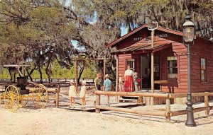 Silver Springs, FL Florida  SIX GUN TERRITORY Western Town  SCHOOLHOUSE Postcard