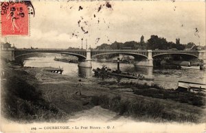 CPA Courbevoie Le Pont Bineau (1314307)