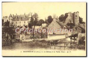 Old Postcard Montresor Le Chateau And Les Vieilles Tours