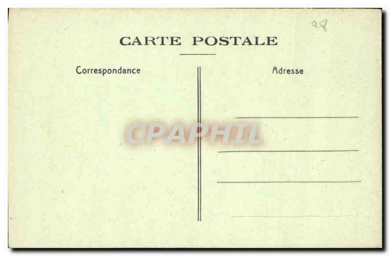 Postcard Old Cathedral of Chartres Detail of the Creation of the World XIII c...