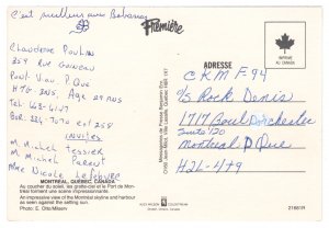 Montreal's Skyline & Harbour, Montreal, Quebec, Canada