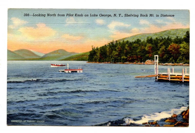 NY - Lake George. View North from Pilot Knob