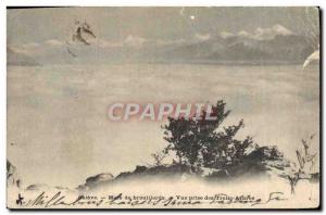 Old Postcard From Brouilards Aleve Seas Vue Prize Of Thirteen trees